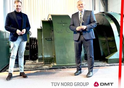 Engelsübergabe TÜV NORD Group | DMT