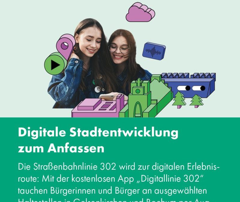 RUHR.ON-Mittwoch: Digitalisierung fährt mit – auf der Digitallinie 302. Die Herausforderung: Wie lassen sich #Mobilität und digitale Angebote im Alltag sinnvoll verbinden und für Bürger:innen erlebbar machen?