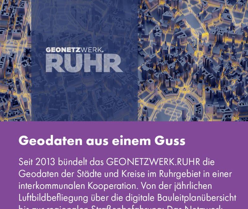 RUHR.ON-Mittwoch: Geodaten aus einem Guss mit dem GEONETZWERK.RUHR.