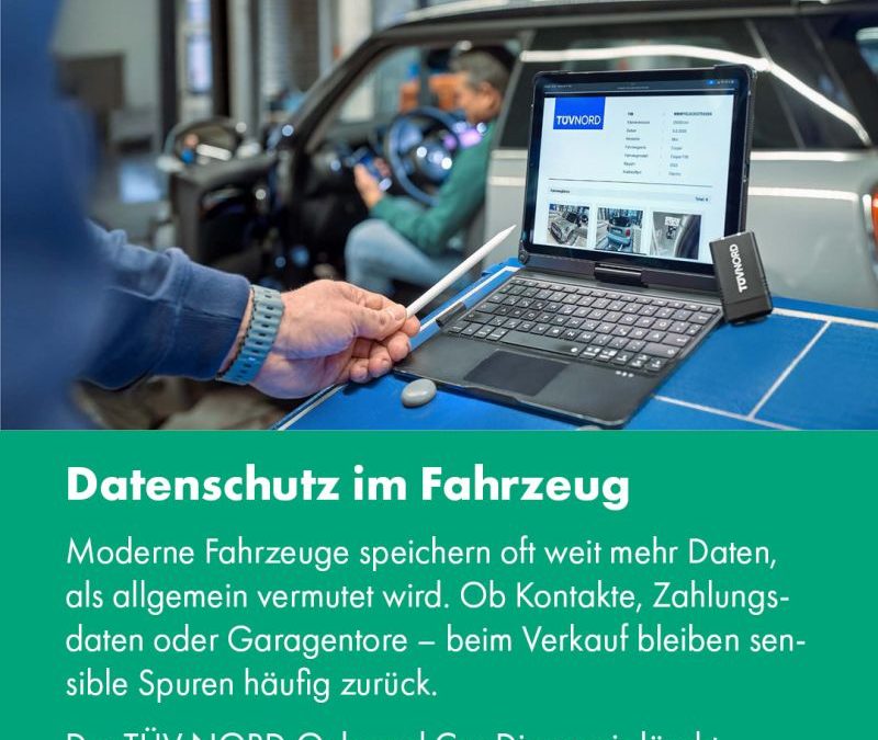 RUHR.ON-Mittwoch ist zurück: Datenschutz fürs „Smartphone auf Rädern“ – mit der TÜV NORD GROUP Onboard Car Diagnosis.